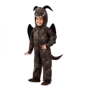 Fortress Dragon Costume Jumpsuit Wings Tail Rubie's Toddler 2T